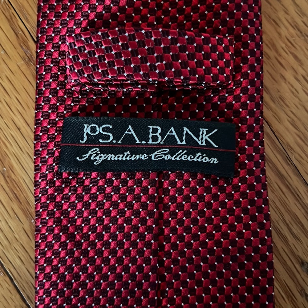 Jos. A. Bank Signature Collection Tie (Color: Power Red)